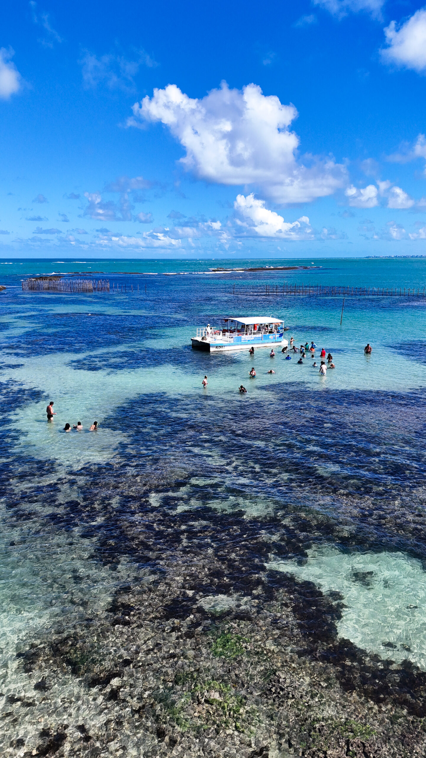 Vista do local em Porto de Galinhas