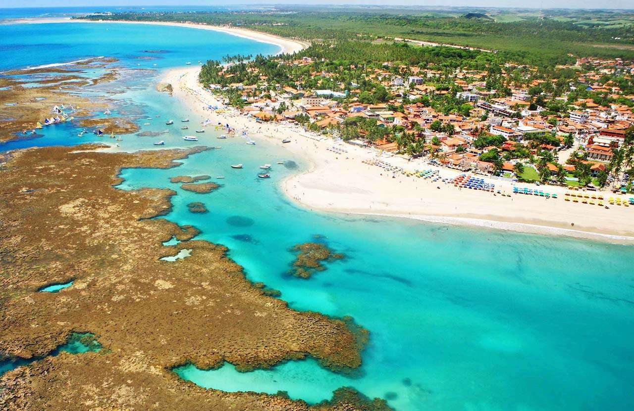 Vista aérea de Porto de Galinhas